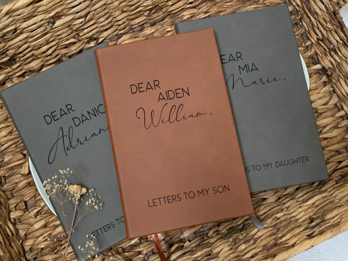 Personalized leatherette journal