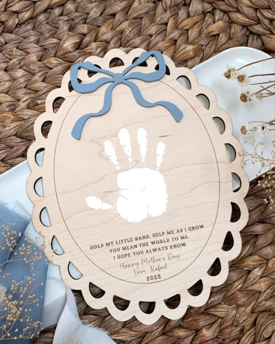 Mother’s Day hand print sign, keepsake