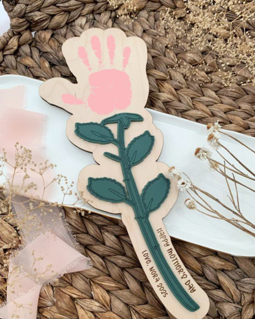 Mother’s Day flower handprint