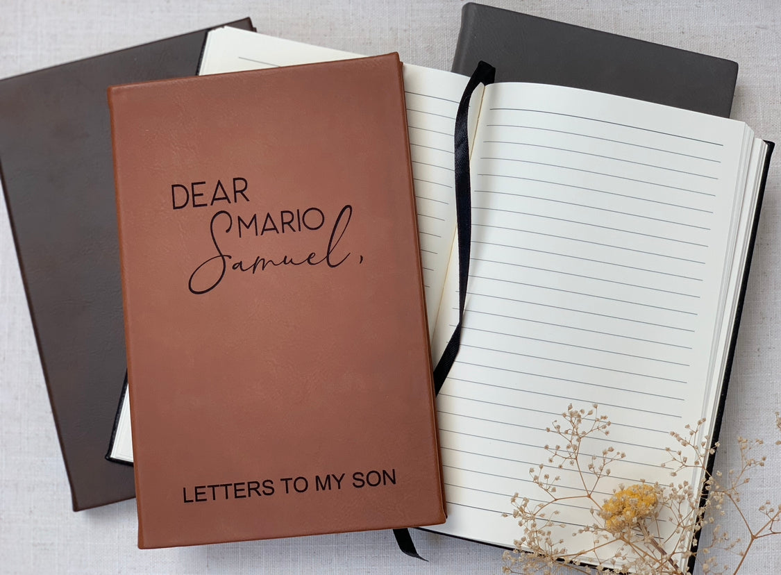 Personalized leatherette journal