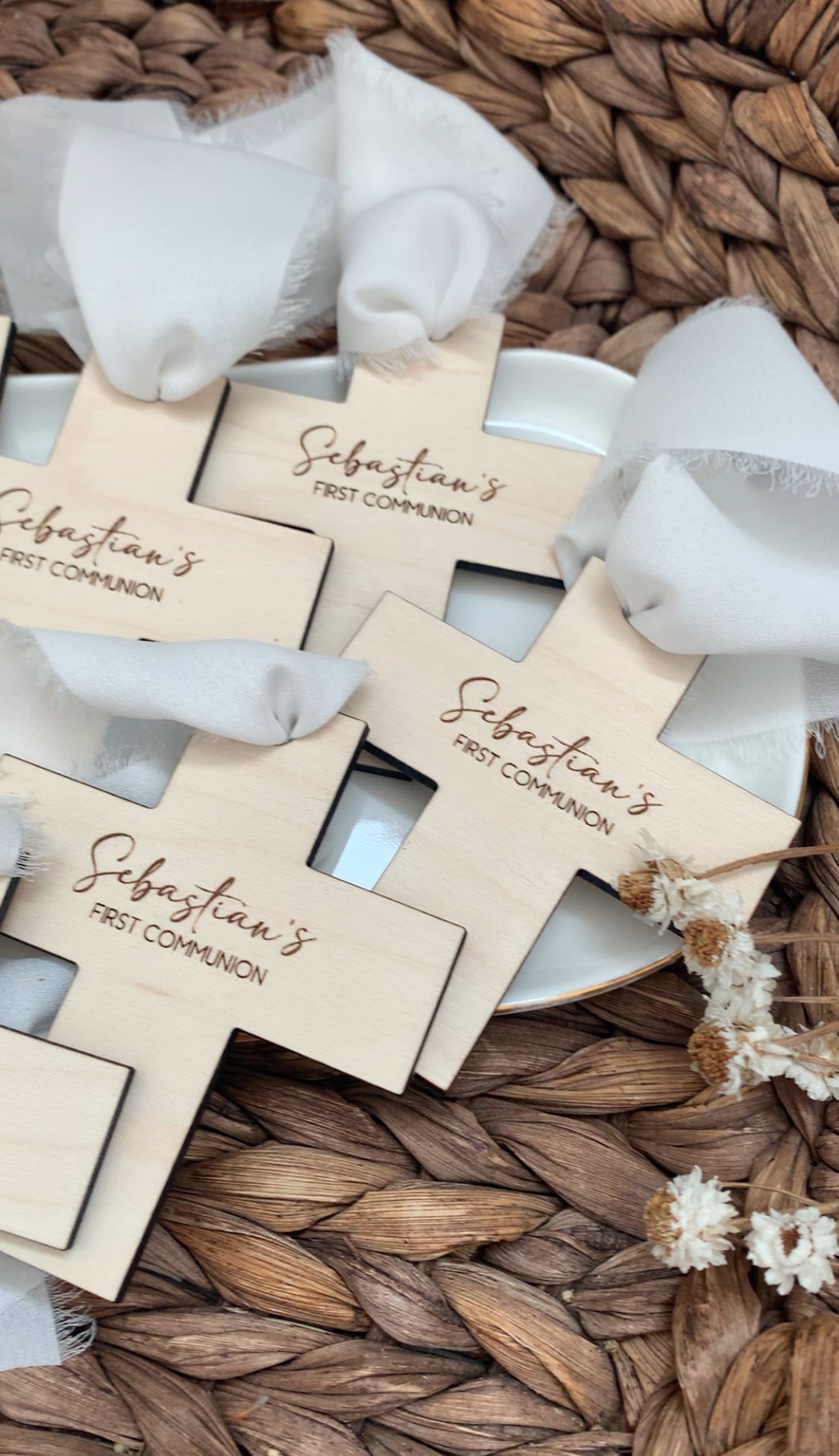 Baptism favors, personalized Christening favors