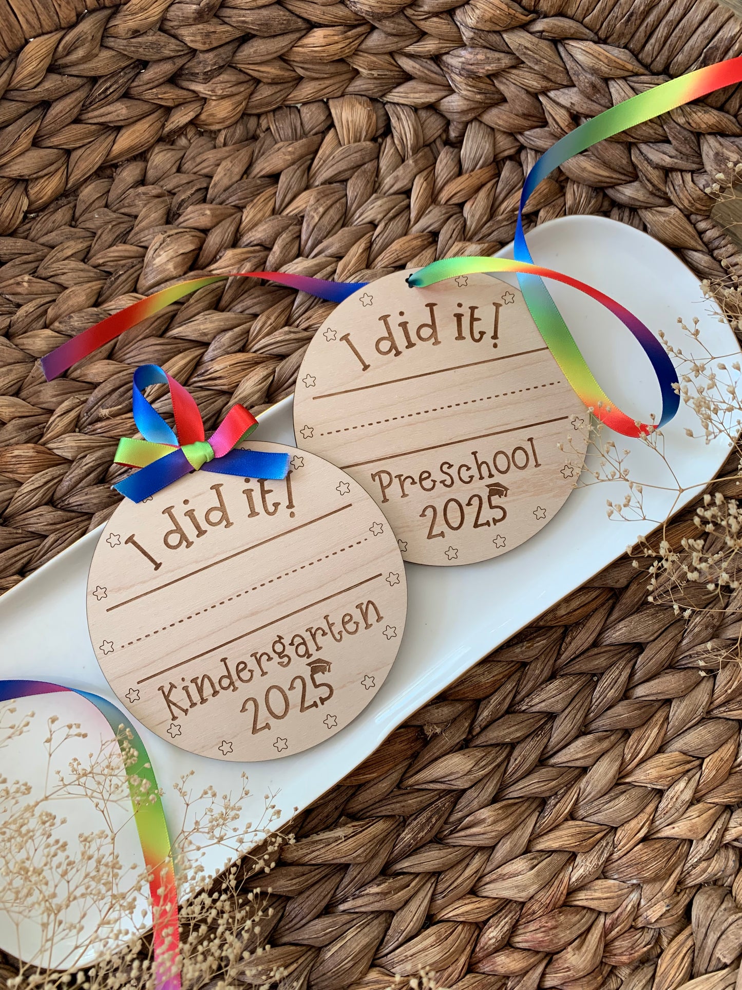 Kindergarten/ pre k graduation handwriting ornament