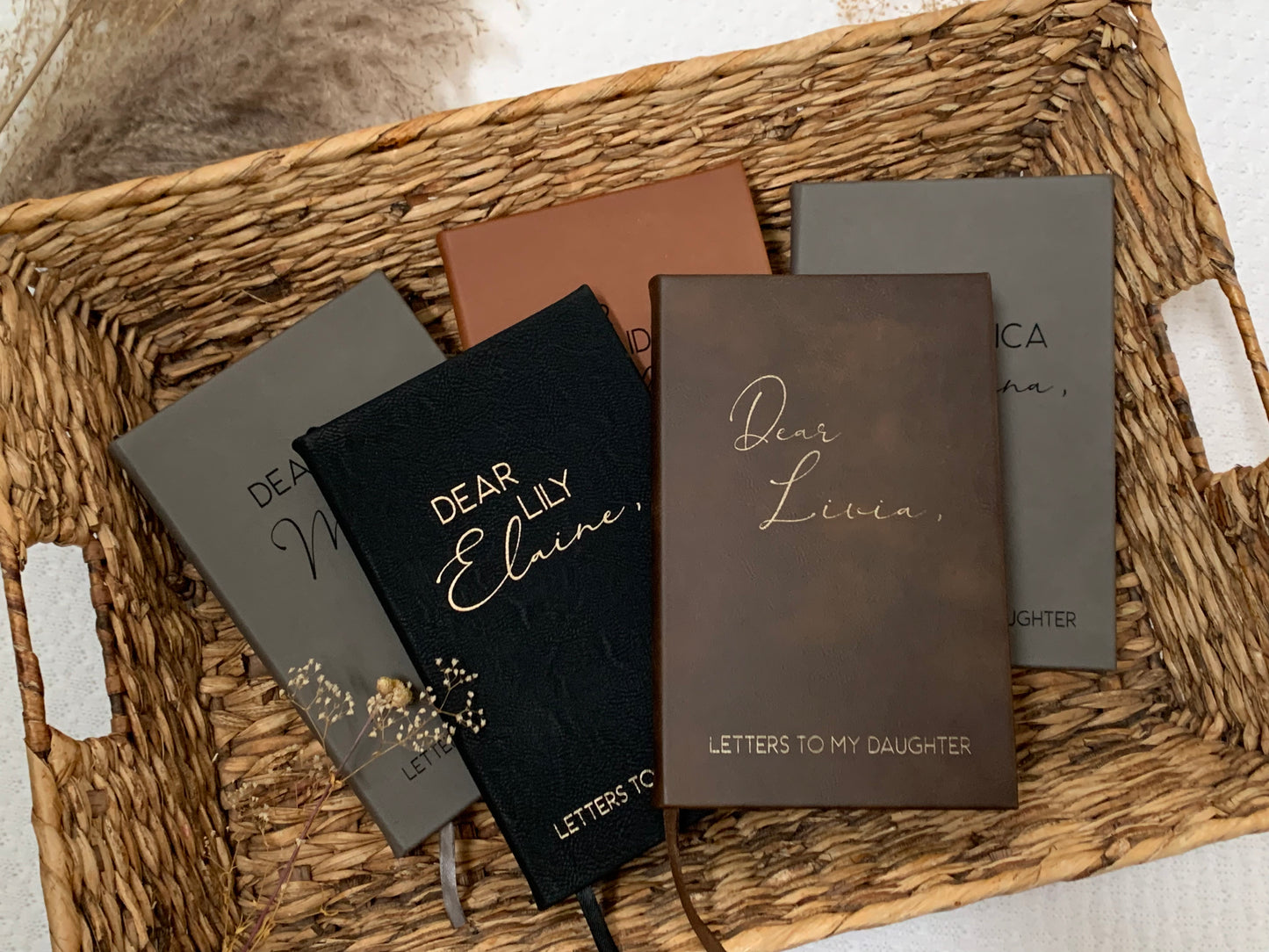 Personalized leatherette journal