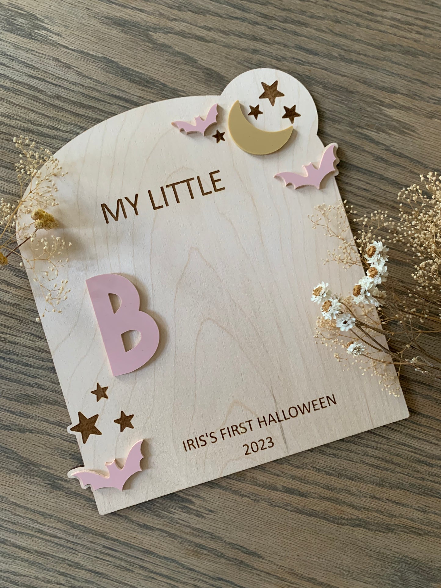 Baby's First Halloween DIY Footprint Art Board