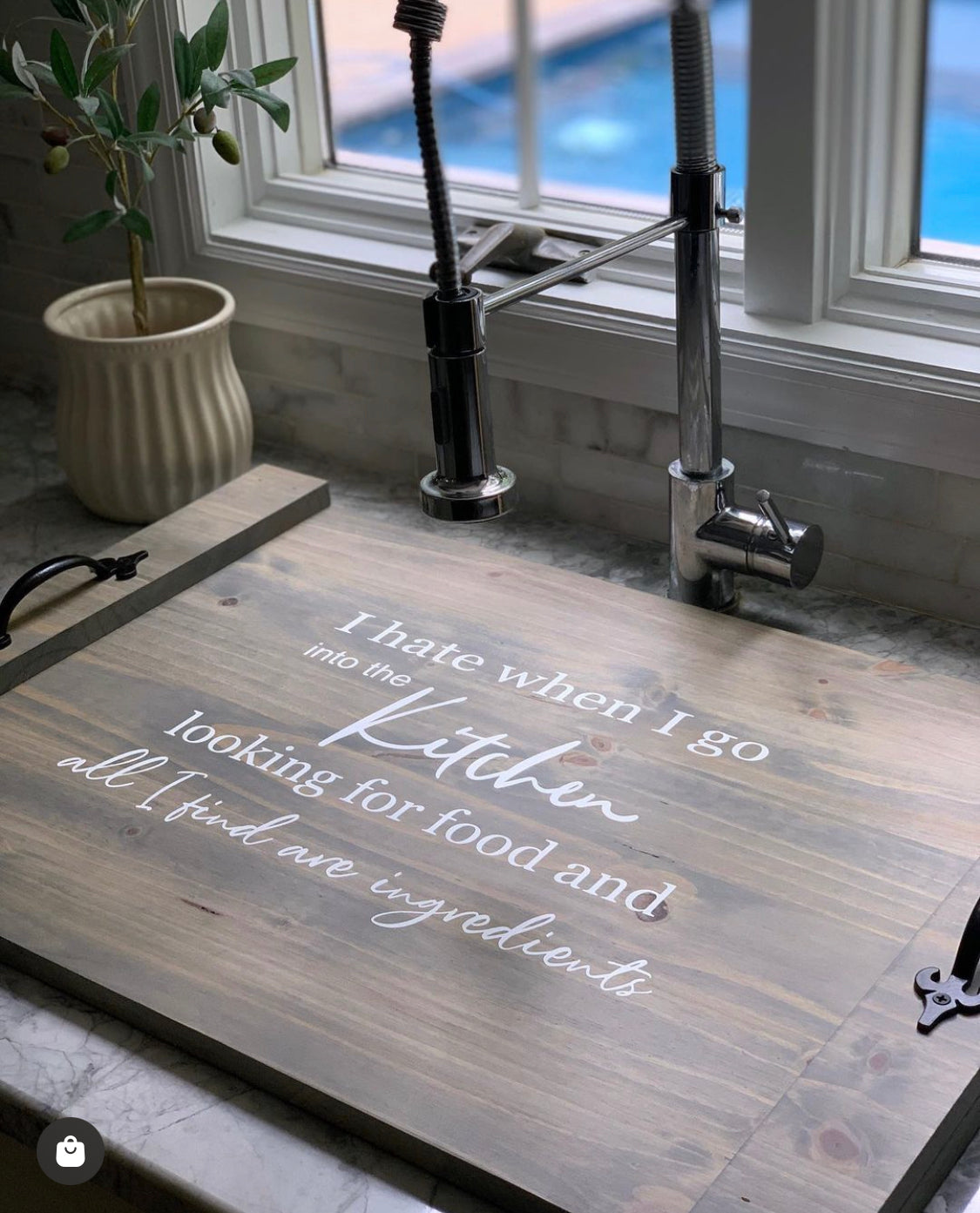 Custom Sink Top Cover