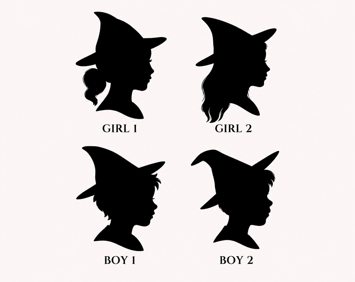 Halloween witch basket tags, personalized boo basket tags