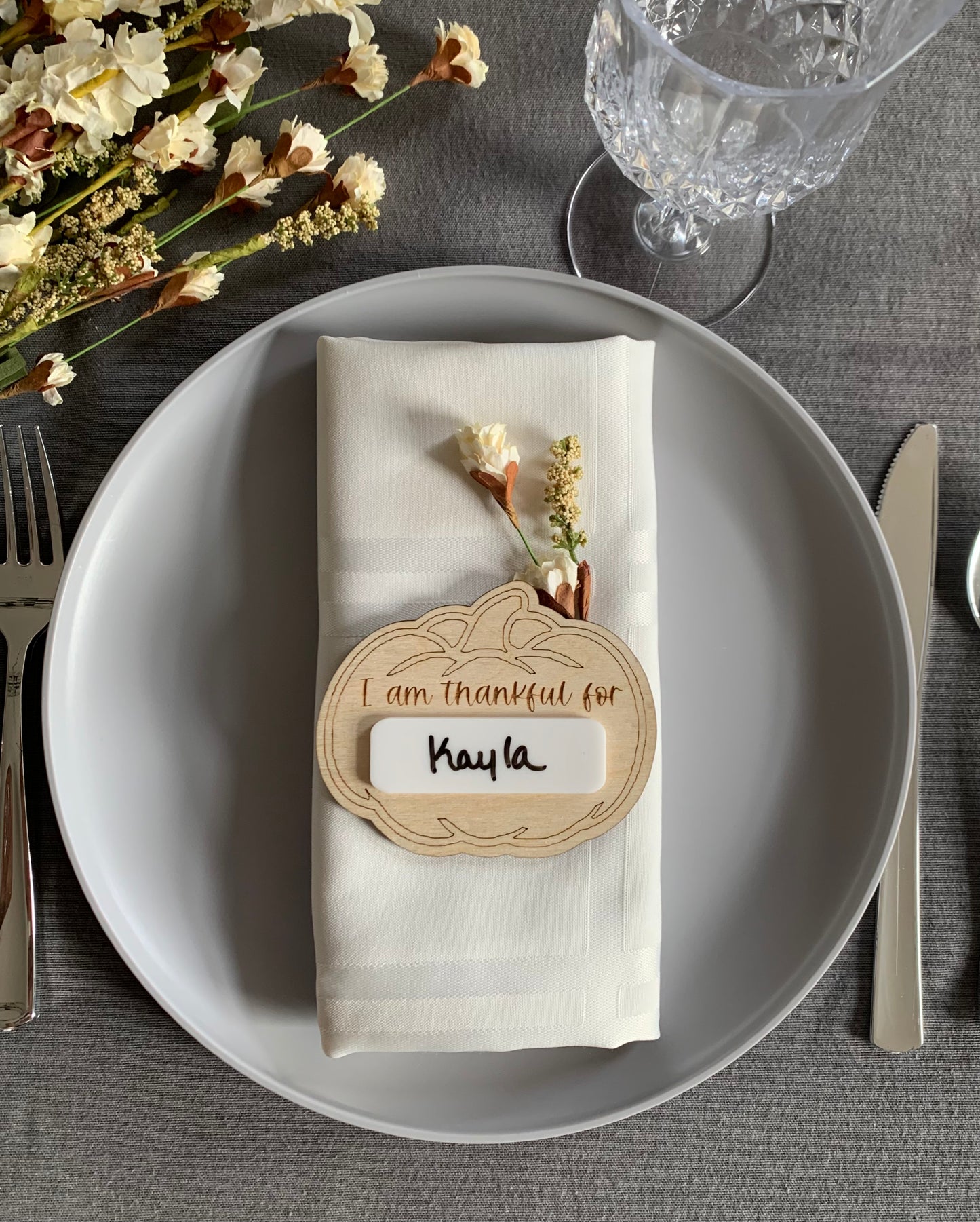 Thanksgiving place card