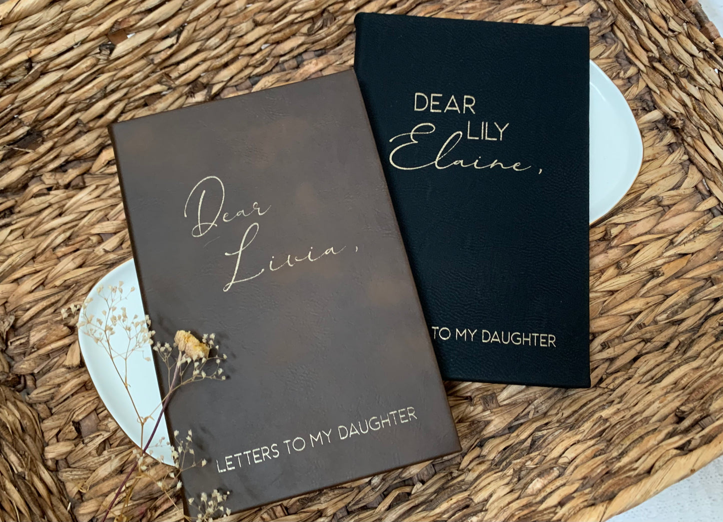 Personalized leatherette journal