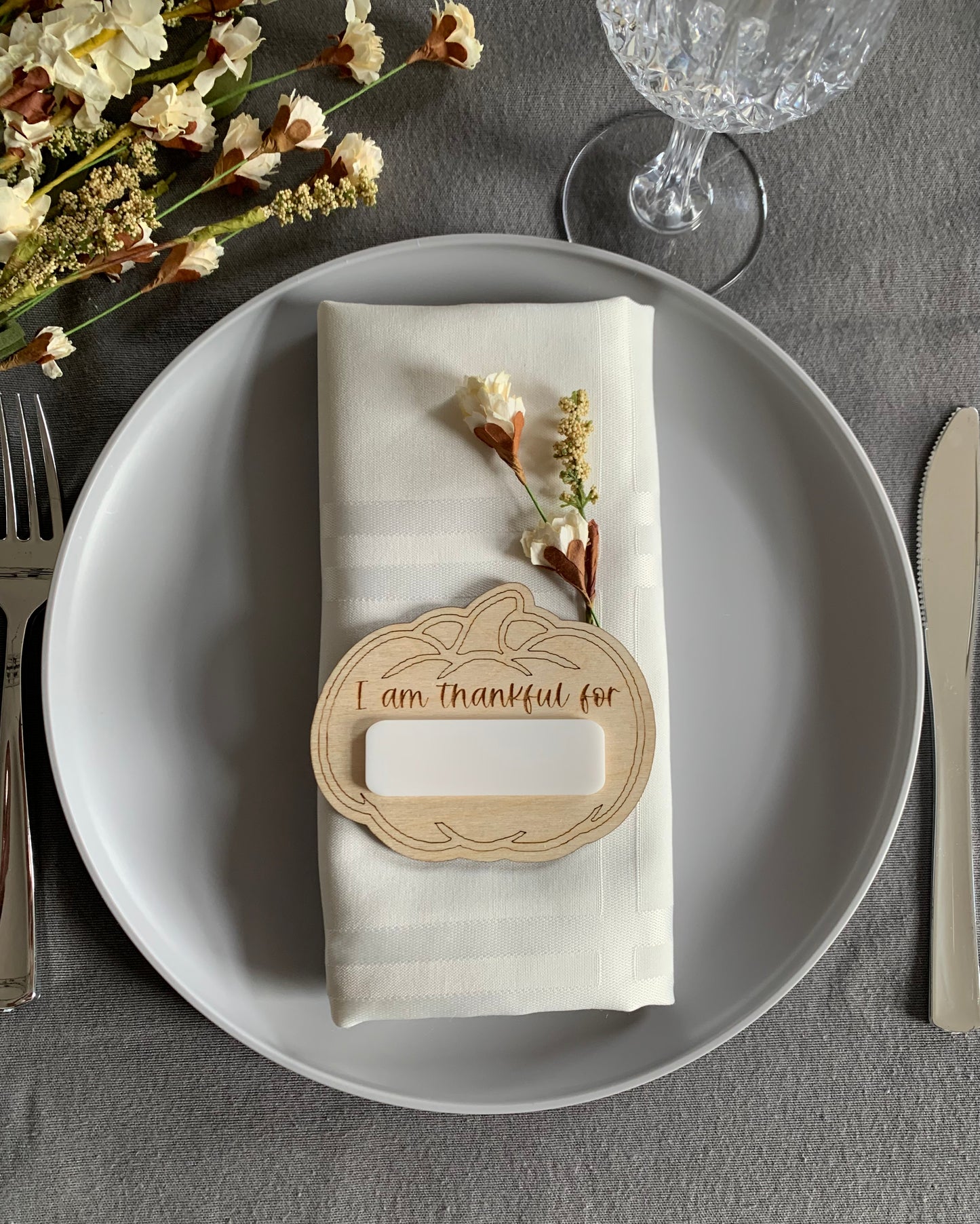 Thanksgiving place card