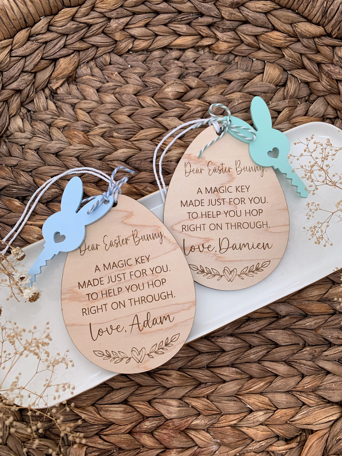 Easter Bunny Key Door Hanger