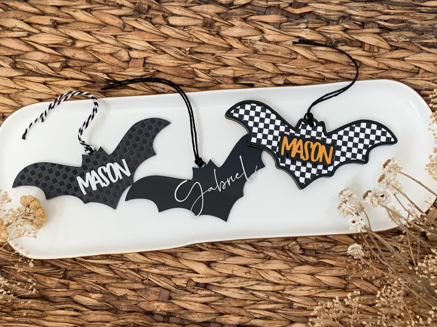 Personalized Halloween Tags, boo tags