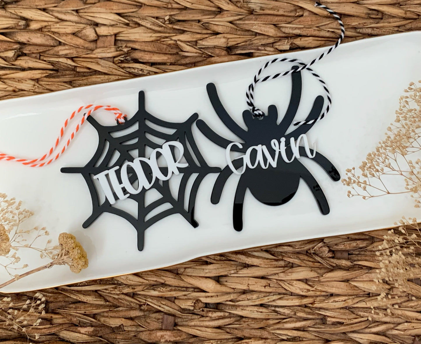 Personalized Halloween Tags, boo tags