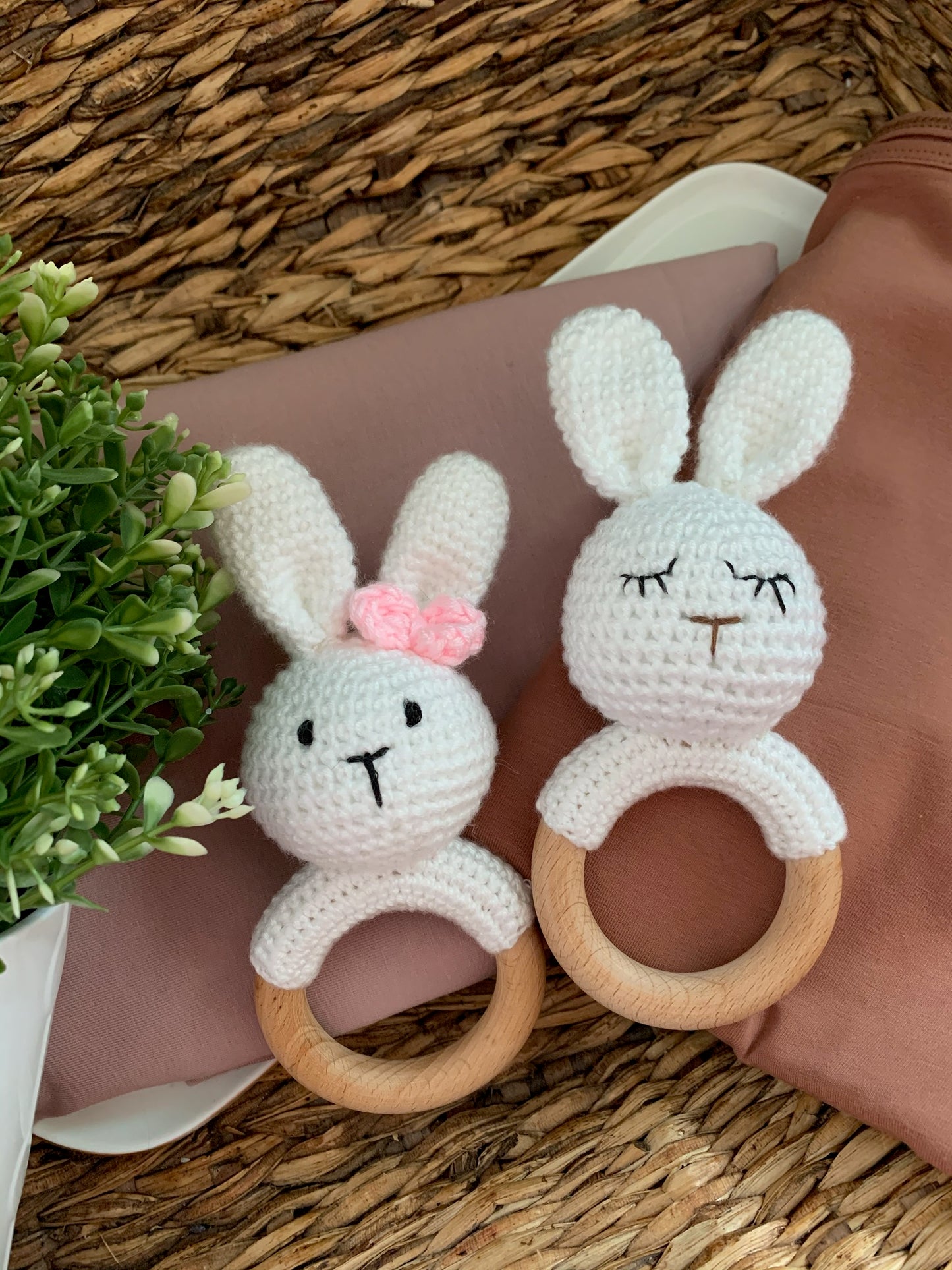 Crochet Bunny Rattles