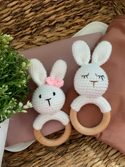 Crochet Bunny Rattles
