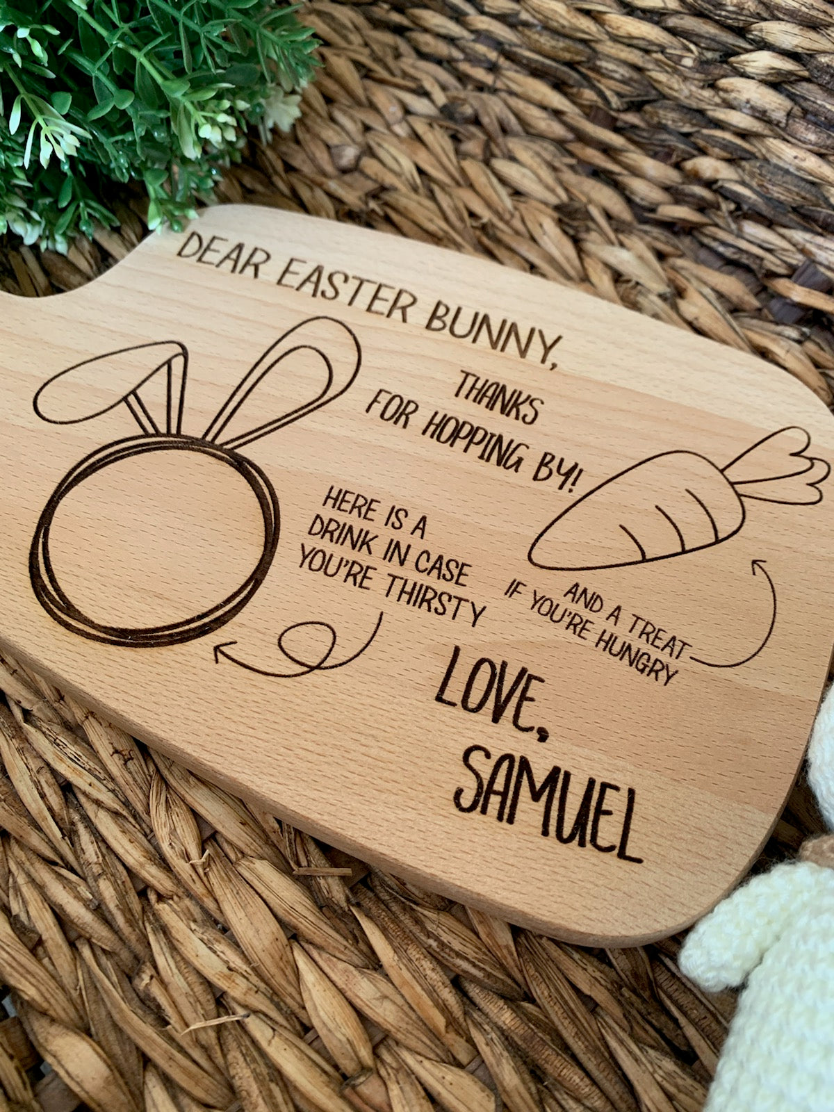 Easter Bunny Tray