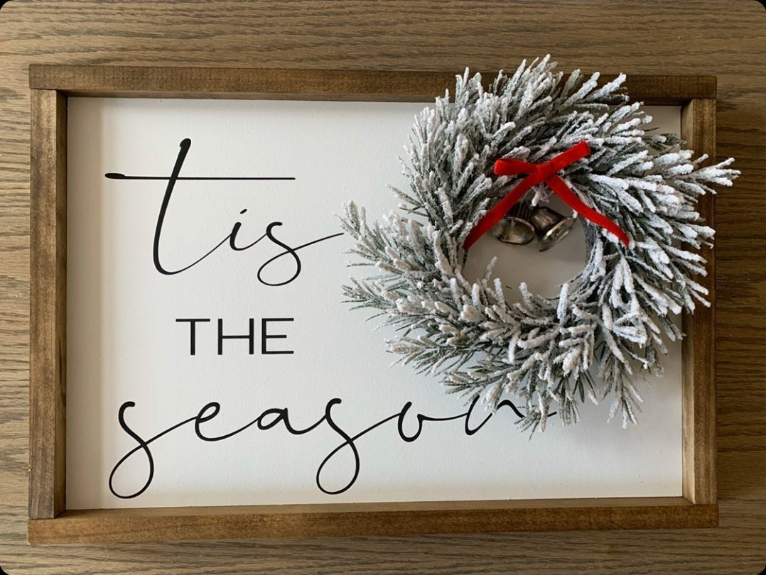 Tis the Season - Framed Sign