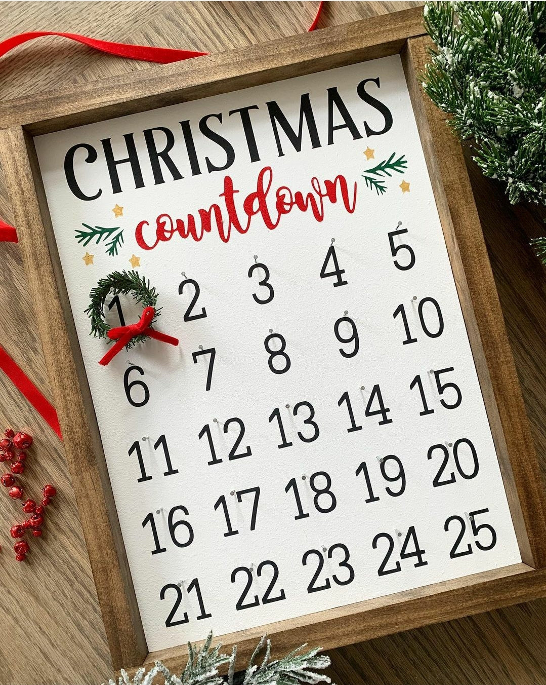 Christmas Countdown Calendar – MaSe deSigns