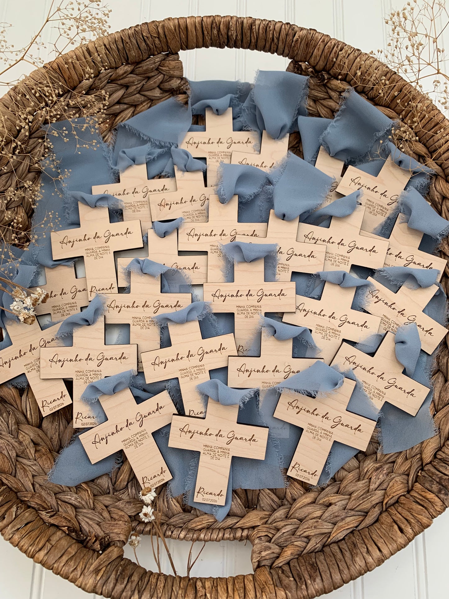 Baptism favors, communion personalized Christening favors, Portuguese, Spanish