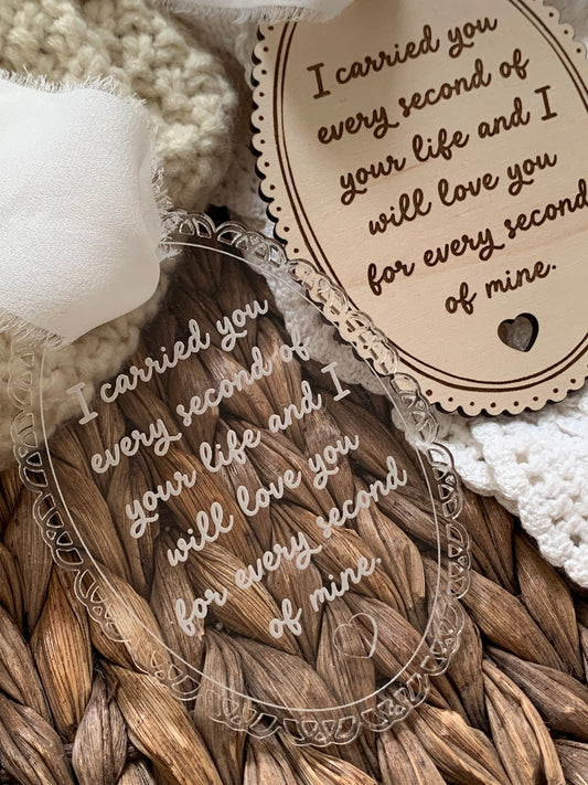 Pregnancy loss Christmas ornament, child loss keepsake