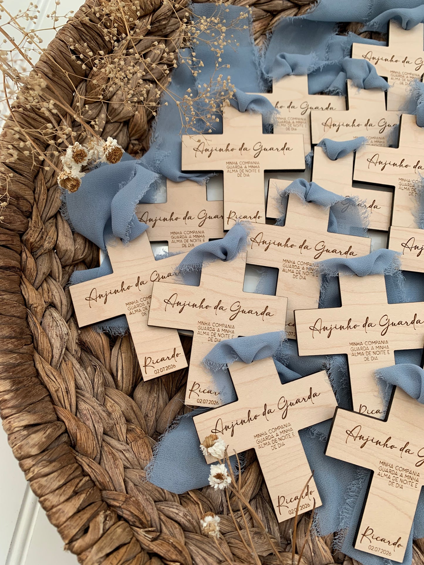 Baptism favors, communion personalized Christening favors, Portuguese, Spanish