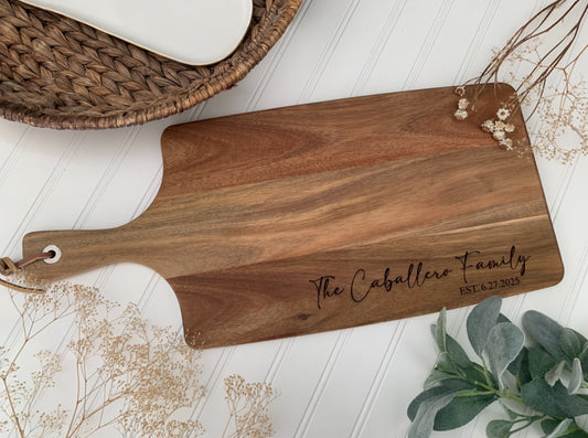 Acacia wood cutting board