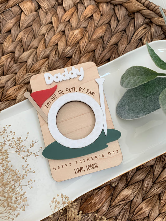 Father’s Day Golf Photo Frame magnet