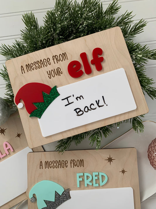 Elf message board