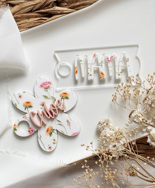 Mommy & Me Stanley Cup Name Plate Set