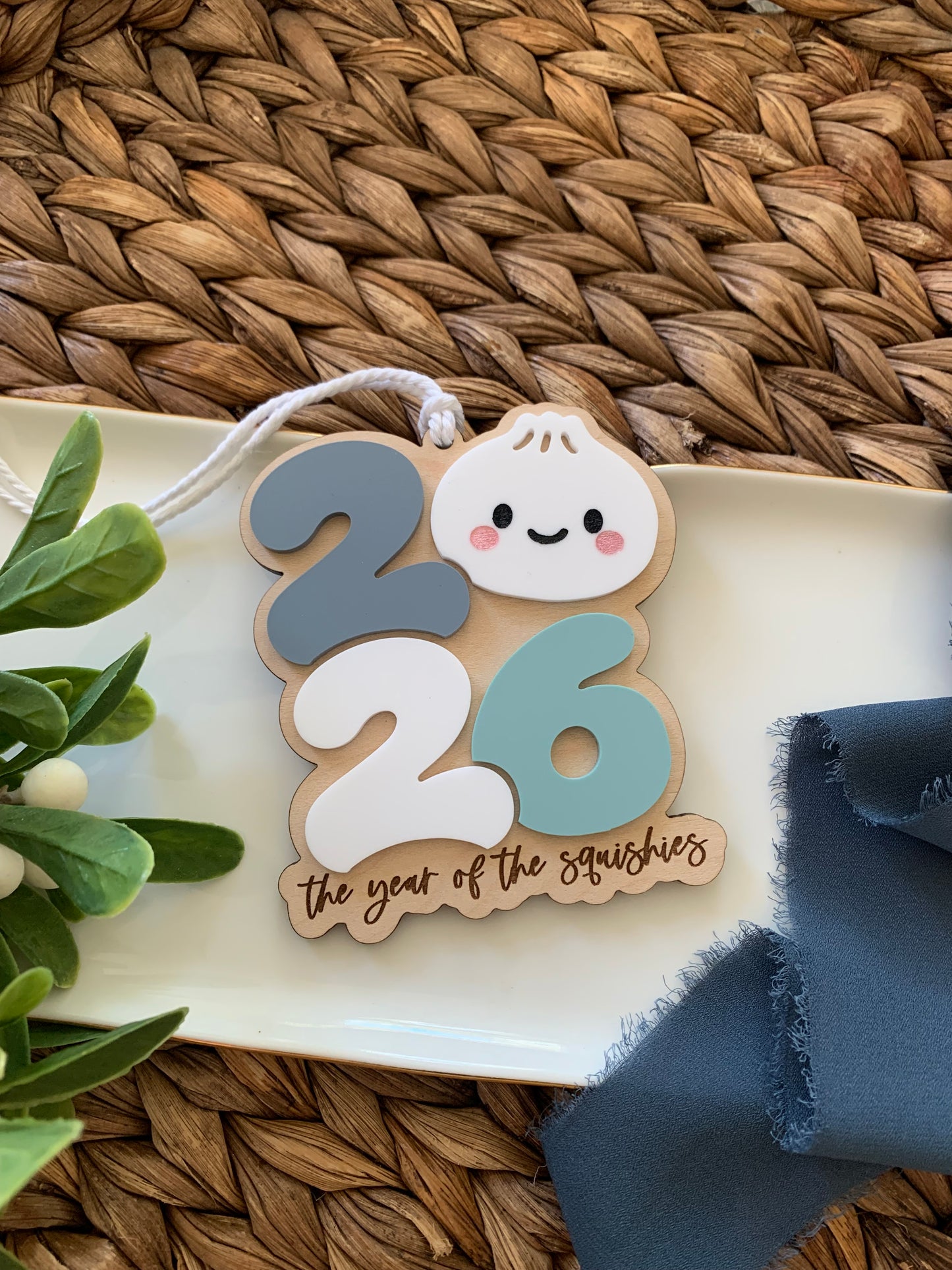 The year of the squishies Christmas ornament