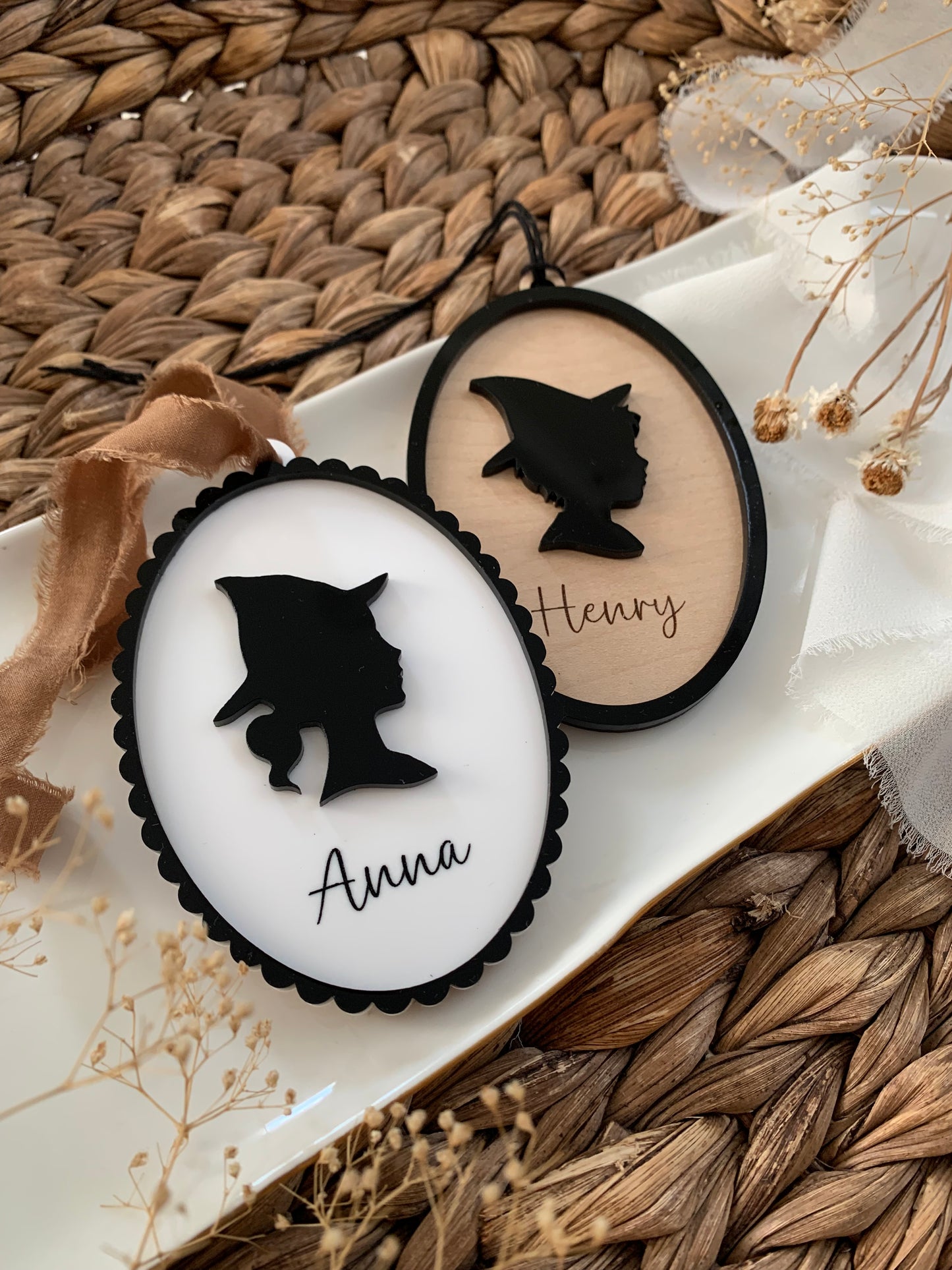 Halloween witch basket tags, personalized boo basket tags