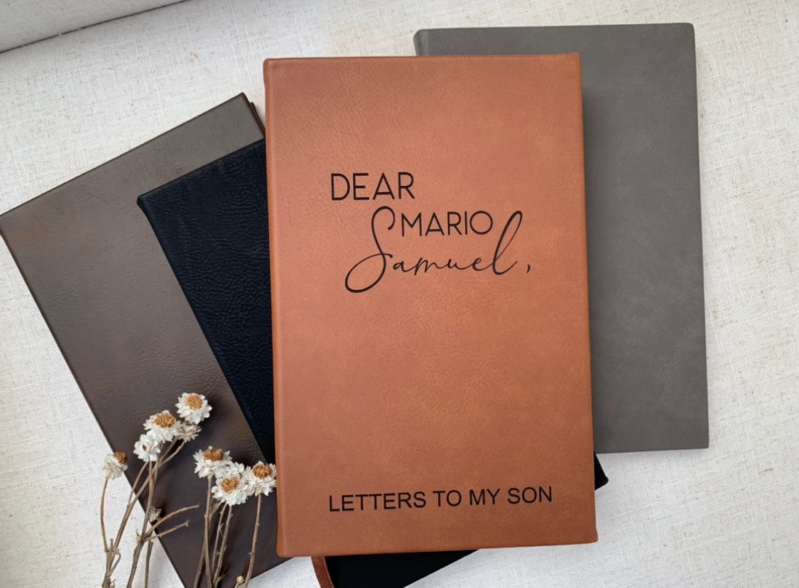 Personalized leatherette journal