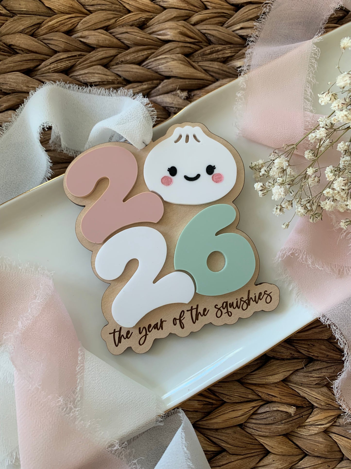 The year of the squishies Christmas ornament