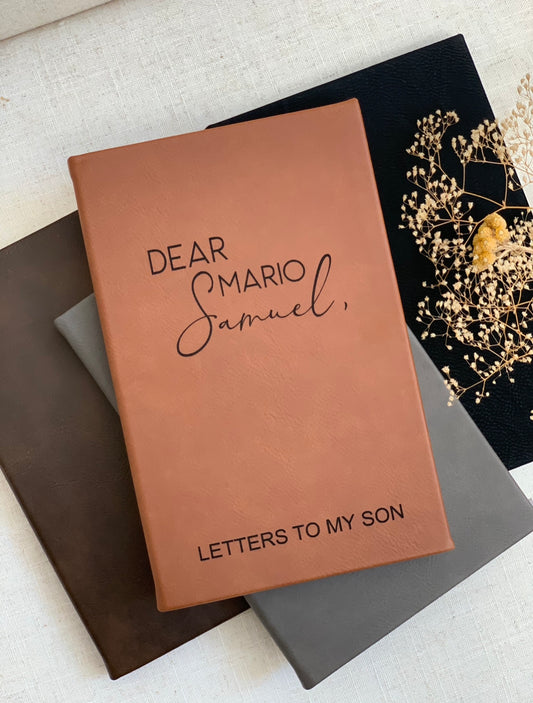 Personalized leatherette journal