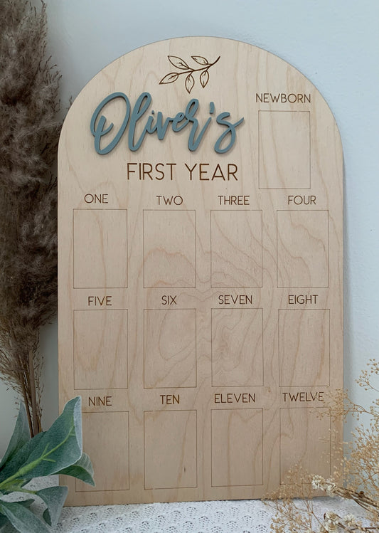 First Year Photo Board