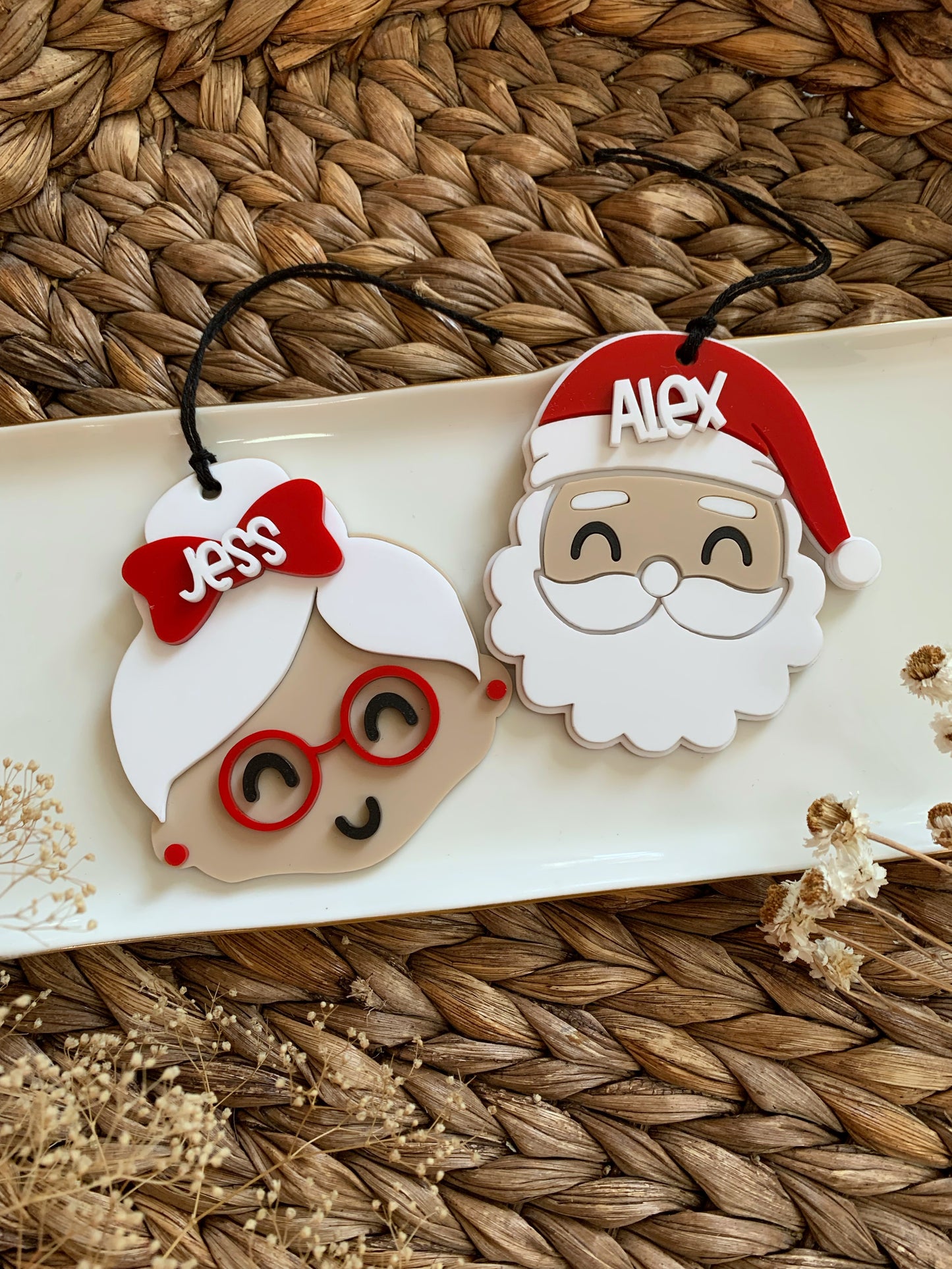 Santa or Mrs. Claus Ornament