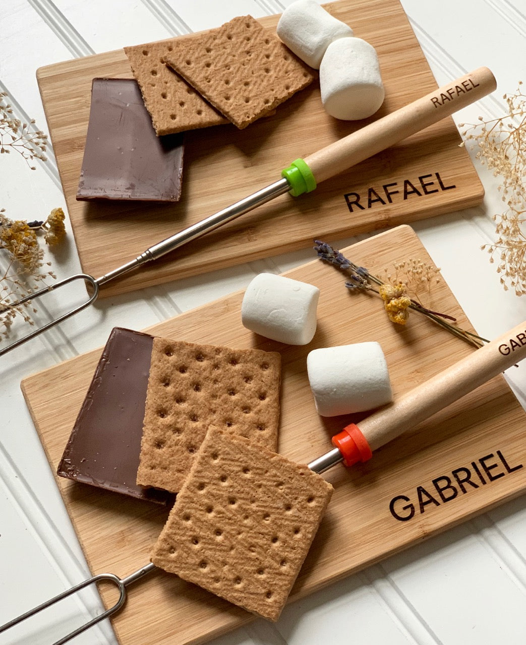 Personalized Smore Stick & Board Set