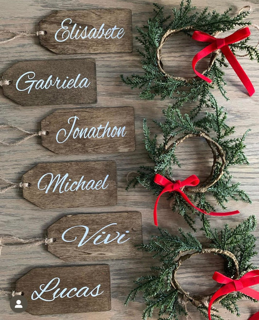 Personalized Stocking Tags