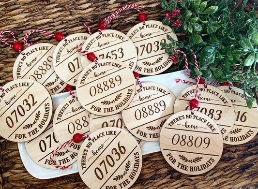 Holiday Zip Code Christmas ornament(s)