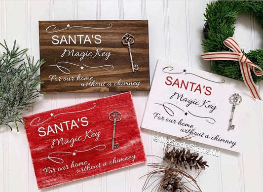 Santa's Magic Key sign