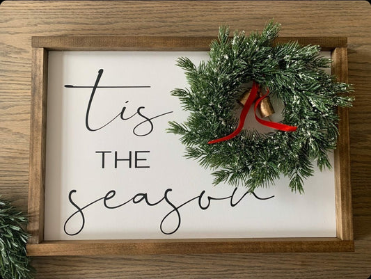 Tis the Season - Framed Sign